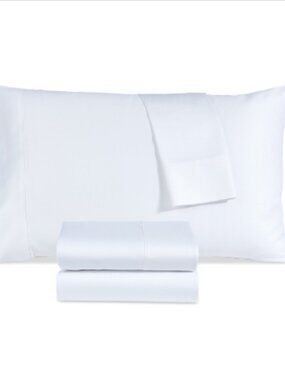 Sunham 800-Thread Count Triblend 4-Pc. Sheet Set, King - White